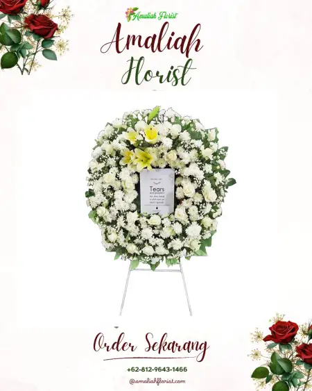 Krans Bunga Duka Ciasih